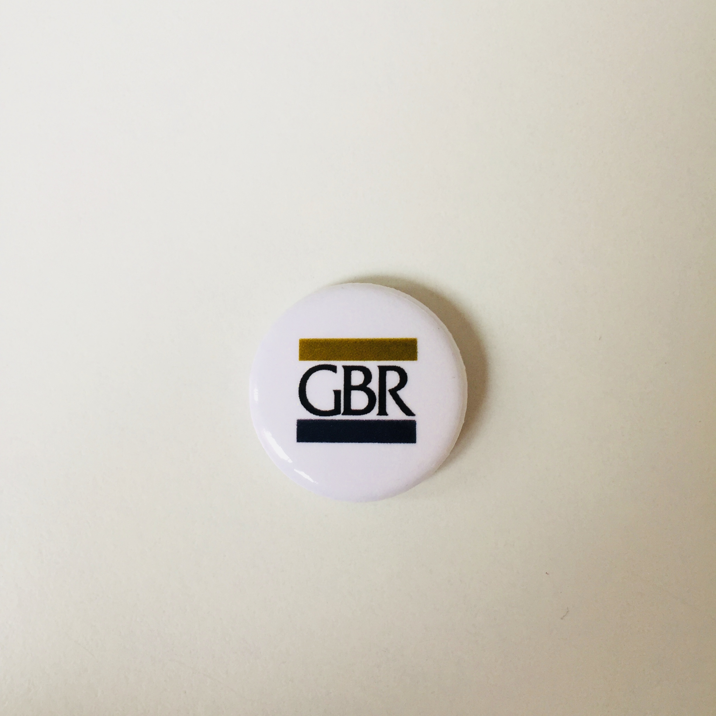 Black GBR Button
